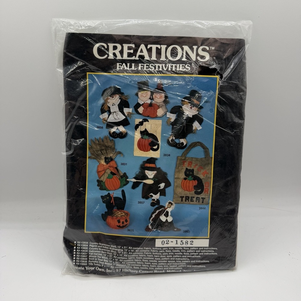 Creations Fall Festivites Craft Kit Create Your Own Inc 3804 02-1582